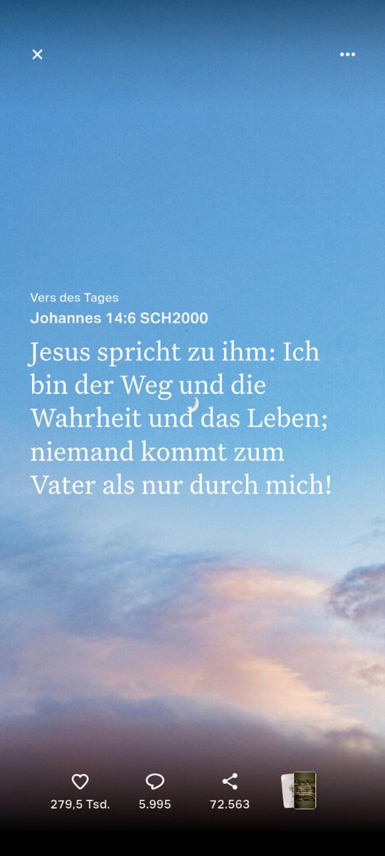 Jesus Christus ist der einzige Weg. 
Der Einzige der rettet und zu Gott führt.
Gesegneten Tag. 👋
🙂🙏🔥♥️✝️👑🇮🇱