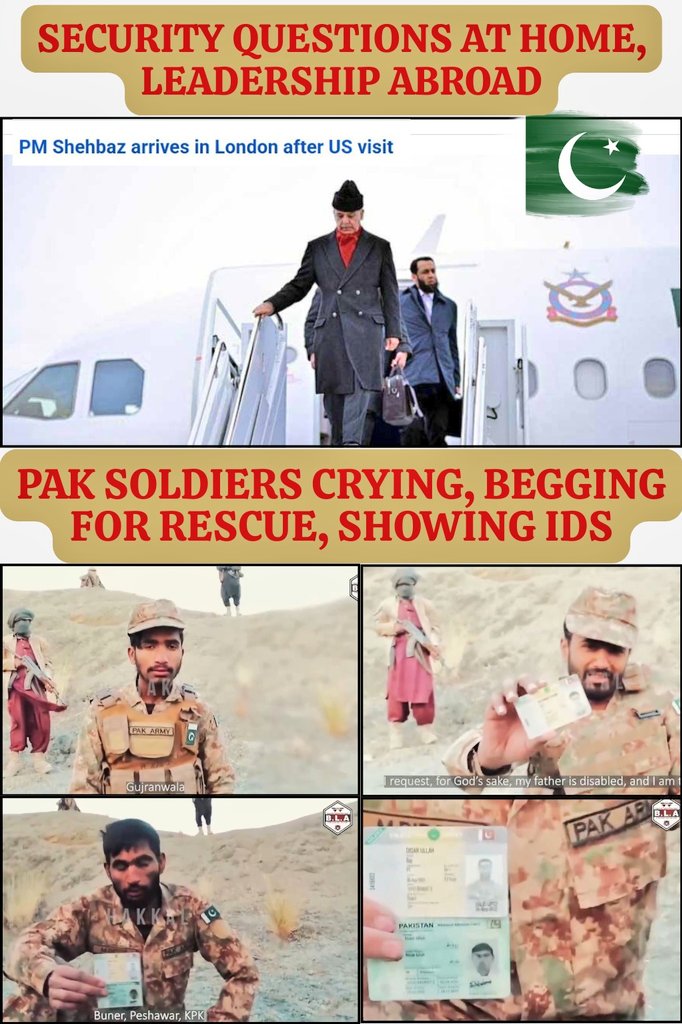 PTIistheFuture's tweet image. “Ek taraf PM Shehbaz London ke dauray, doosri taraf soldiers madad ke liye pukar rahe hain. Asim Munir jawab do — yeh kaisi leadership hai?”  #AccountabilityNow
#StateFailure
#LeadershipQuestioned
#PakistanDeservesBetter