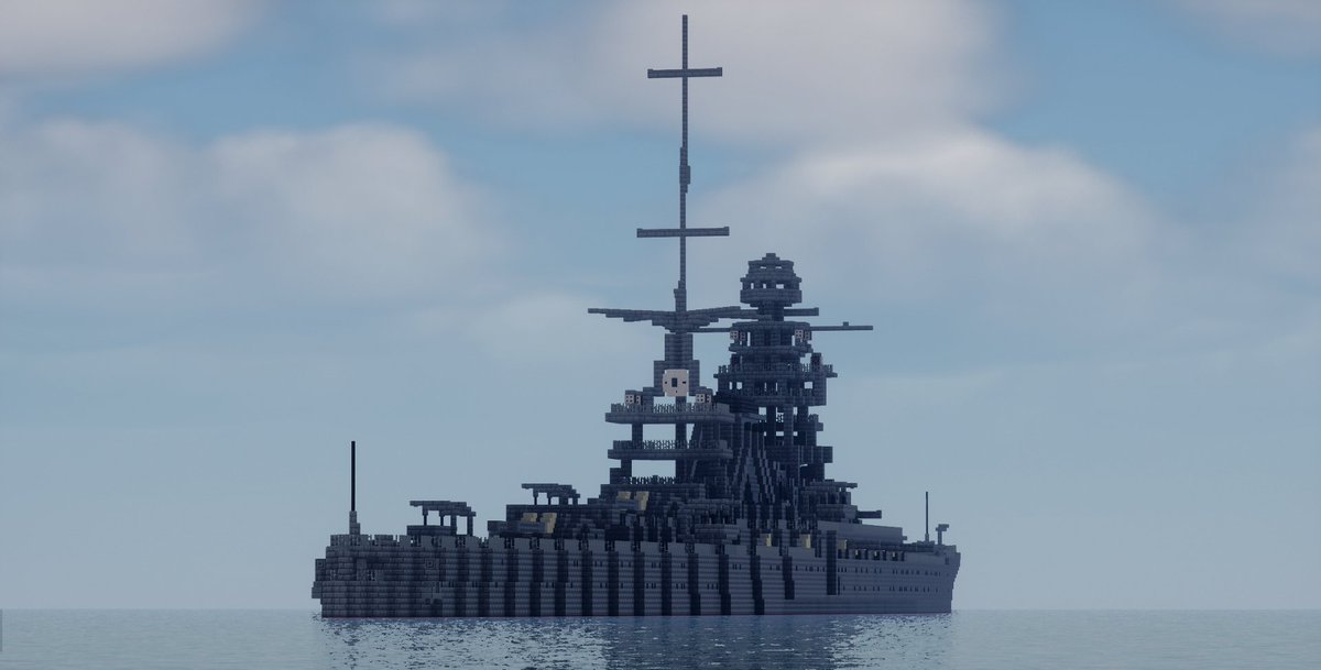 ukan06's tweet photo. 大日本帝国海軍 十三号型巡洋戦艦
IJN No.13-class Battlecruiser
#Minecraft #Minecraft軍事部 #マイクラ #minecraft建築コミュ https://t.co/QtGTaVlMP0
