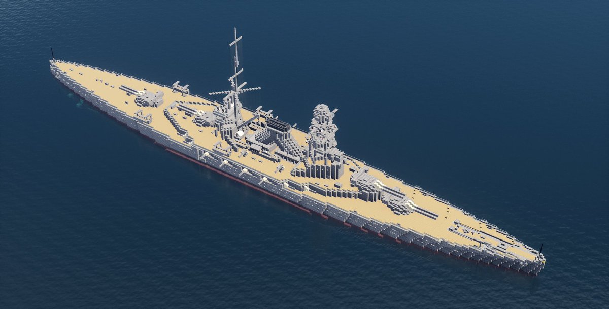 ukan06's tweet photo. 大日本帝国海軍 十三号型巡洋戦艦
IJN No.13-class Battlecruiser
#Minecraft #Minecraft軍事部 #マイクラ #minecraft建築コミュ https://t.co/QtGTaVlMP0