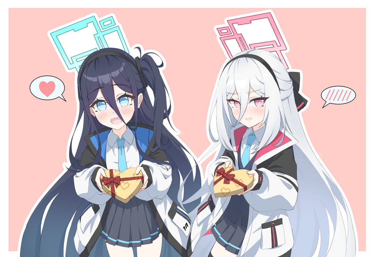 💙🍫🍫🍫❤️ #天童アリス #ケイ #ブルアカ #블루아카 #ブルーアーカイブ一