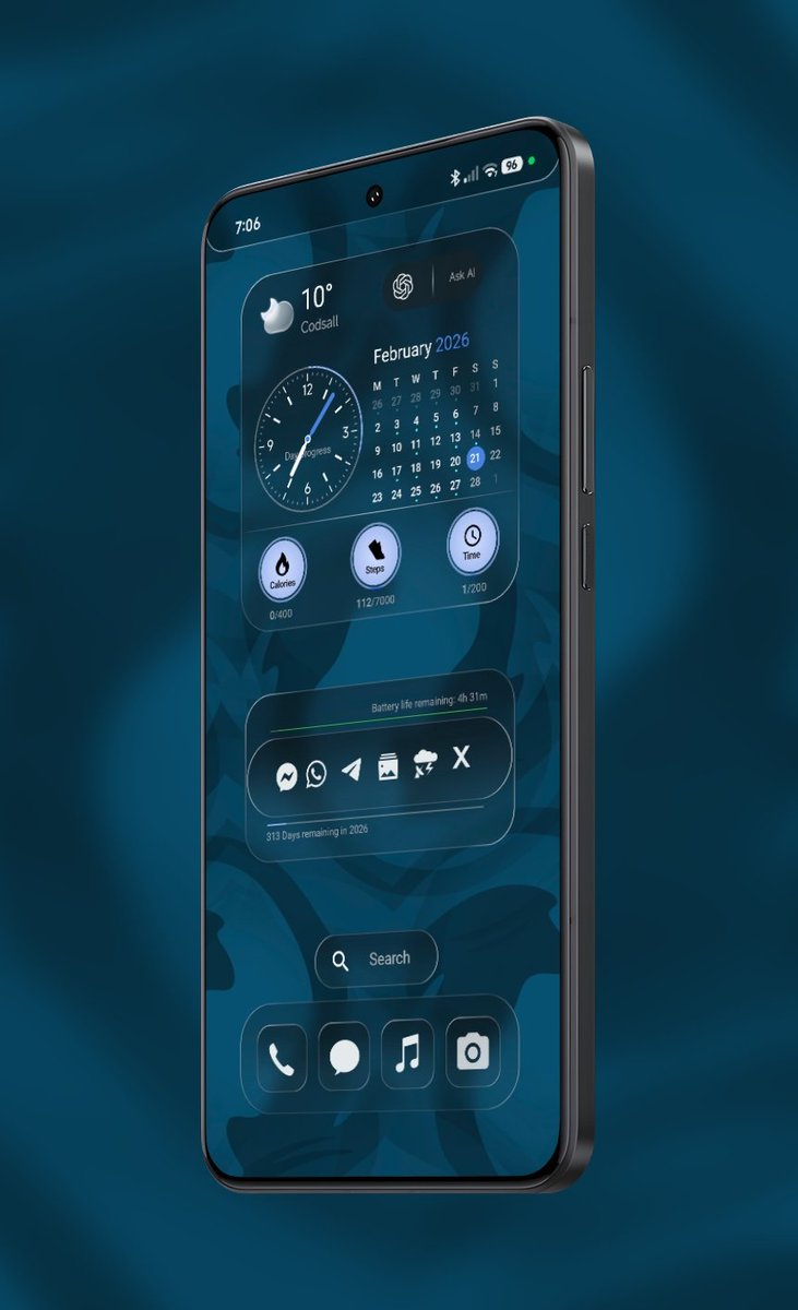 Markfern811's tweet photo. Saturday setup
Wall change
#klwp
#kwgt @m_widgets
Wall #mirrorlab & #photoeditor
#PocoF8Ultra
#HyperOS3
@SmartLauncher https://t.co/GhU6Ab0QHL