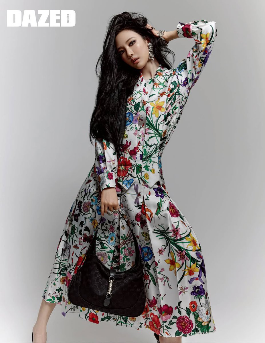 aespa NINGNING x Gucci for Dazed Korea March 2026 issue.