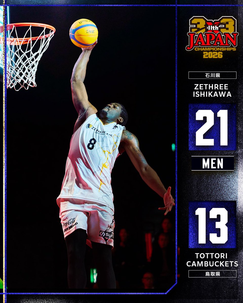 3x3JPC 🏀GAME RESULT🏀 【11TH 3x3 JAPAN CHAMPIONSHIPS｜DAY1