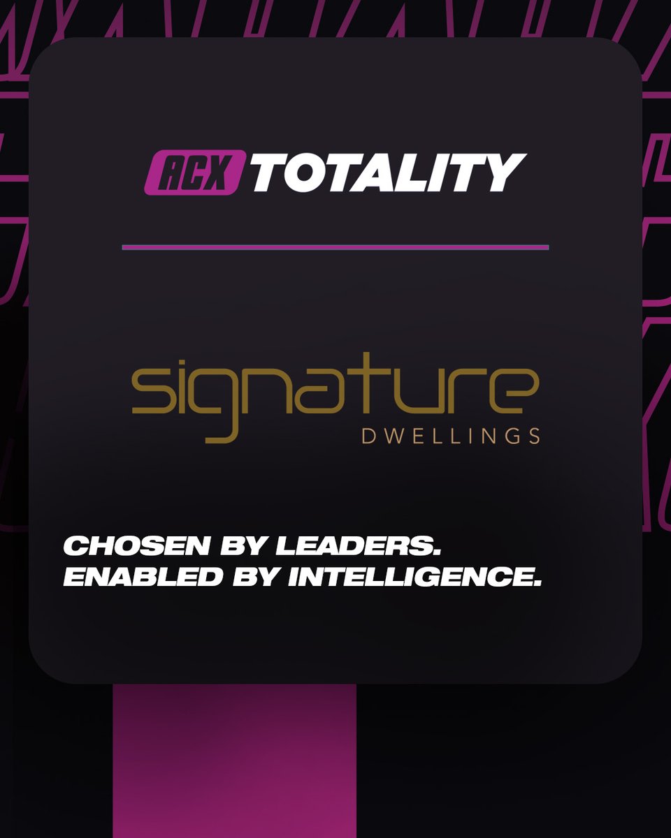 Elegance in every interaction. Precision in every CRM-driven step.

Signature Dwellings is elevating its customer journey with ACX Totality CRM—bringing structure, clarity, and complete visibility across the sales lifecycle, from the first inquiry to the final conversation.