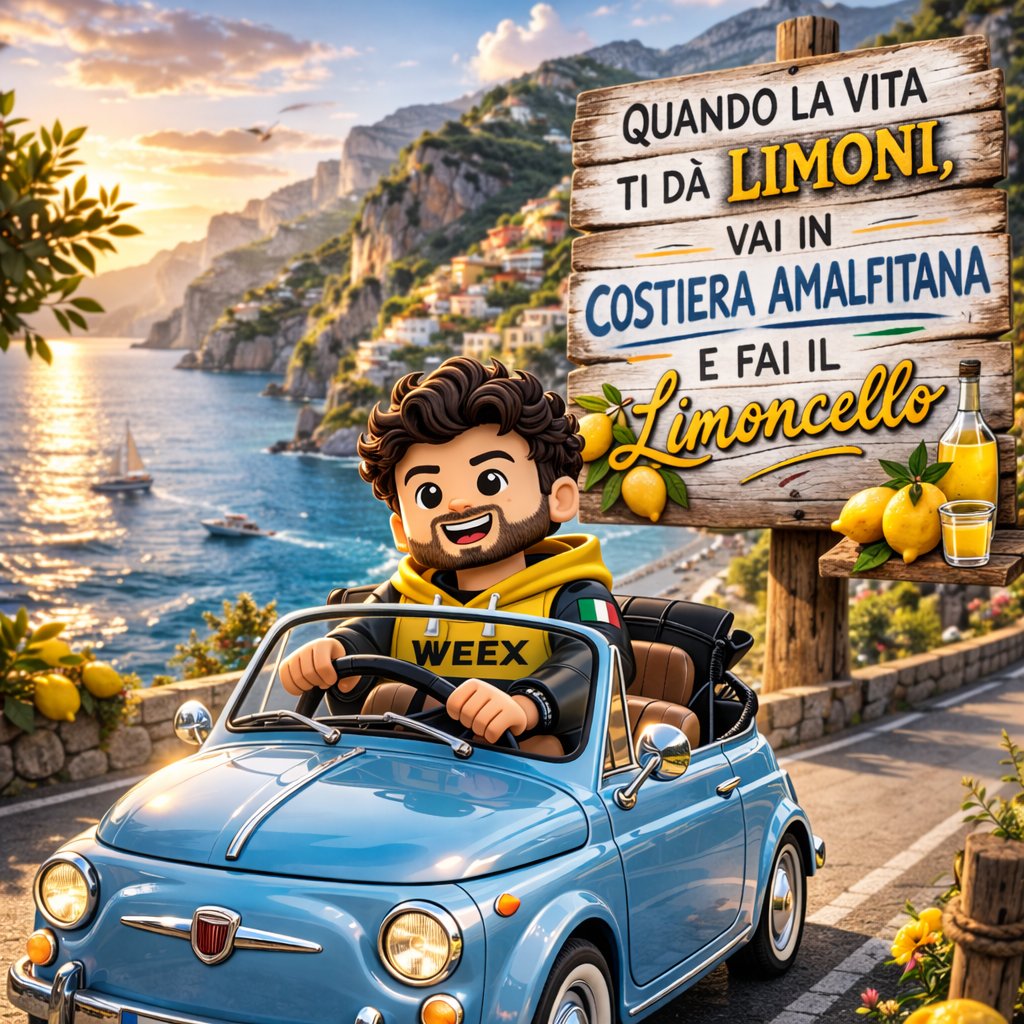 WEEX_Italian's tweet photo. Quando la vita ti offre limoni...
Trasformali in limoncello 🍋
E i tuoi trade in guadagni 📊💛

Il lavoro del fine settimana non si ferma mai.

Buon fine settimana! 💙

#WEEX #CryptoLife #WeekendTrading https://t.co/636PBOlBoy