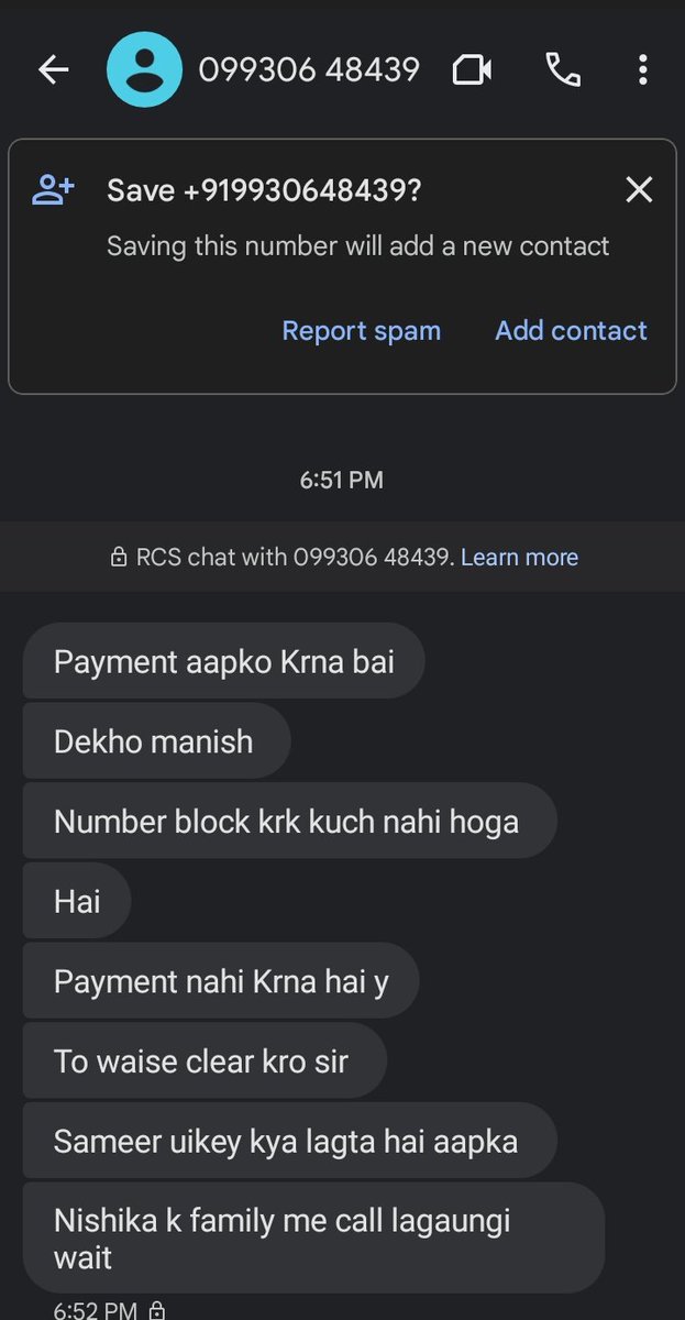 Memanish750's tweet photo. @MobiKwikSWAT your agent calling my family and friends this is not acceptable stealing data fraud app@CNBCTV18Live @MahaCyber1 @nsitharamanoffc https://t.co/f8miu3A7WD