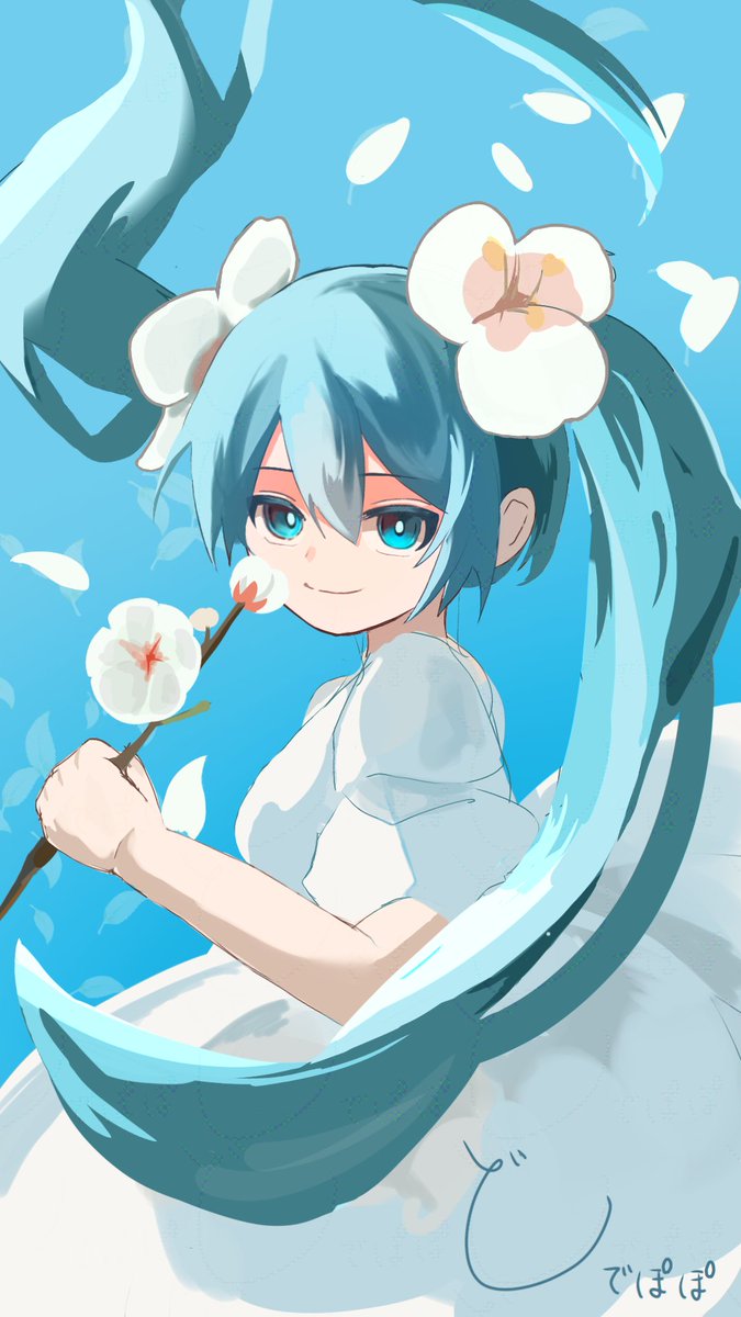 dodepopo's tweet photo. 梅の季節ですね
#初音ミク https://t.co/cx1V54H5K4