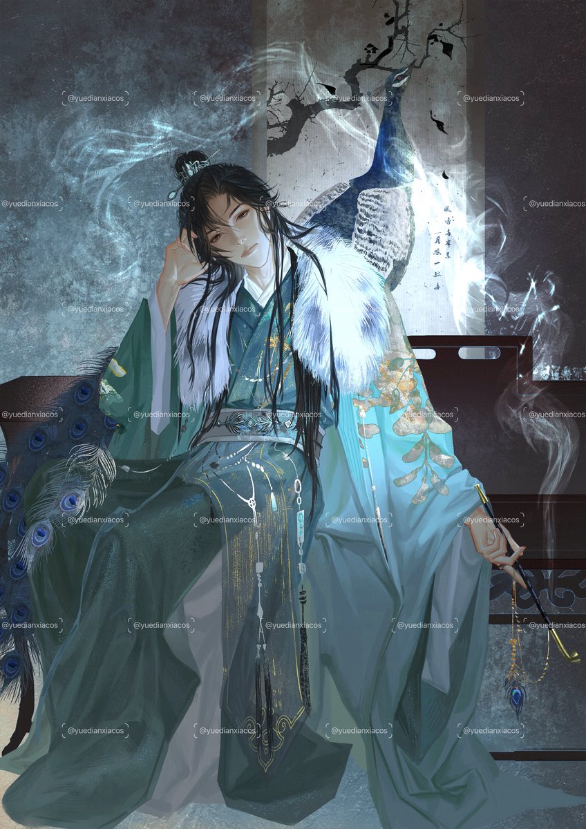 Just received this stunning Jiang Xi artwork I commissioned. I’m so grateful to ICH for this beautiful piece. 🥹

#jiangxi #thehuskyandhiswhitecatshizun #2ha #erha