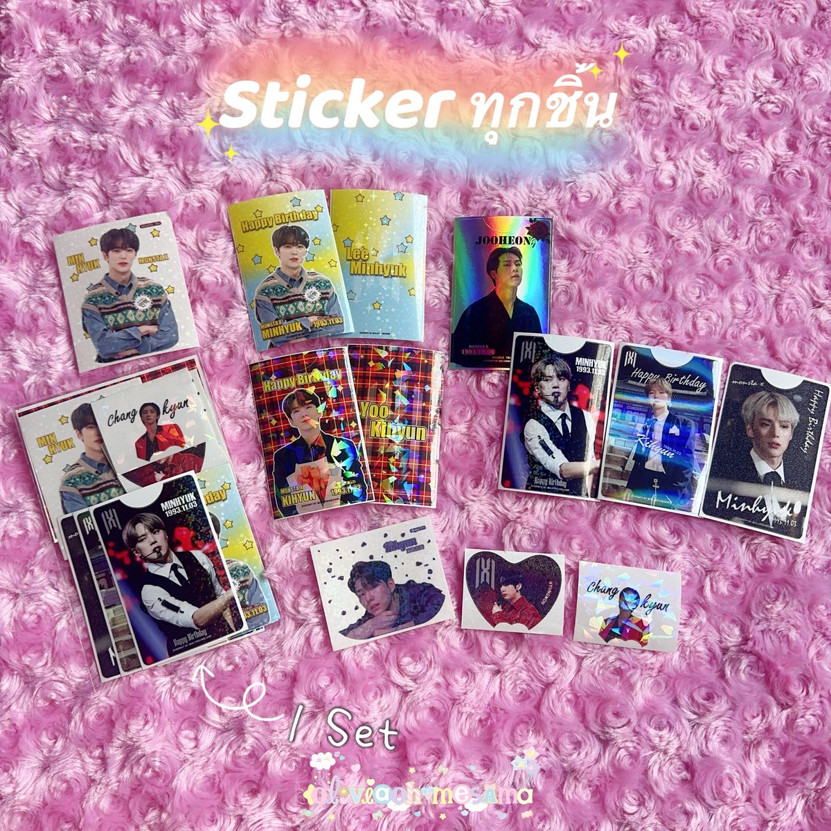 Oliviaohimesama's tweet photo. ขอแจก Sticker สามารถนำไปติดได้ทุกอย่างเลยค่า😚

🌈🄶🄸🅅🄴🄰🅆🄰🅈 
💗Set Sticker 40ea

🗓️07 Mar 2026

 #MONSTAX_THEX_NEXUS_BKK
#giveawaybyoliviaohimesama https://t.co/9CS4te2coA