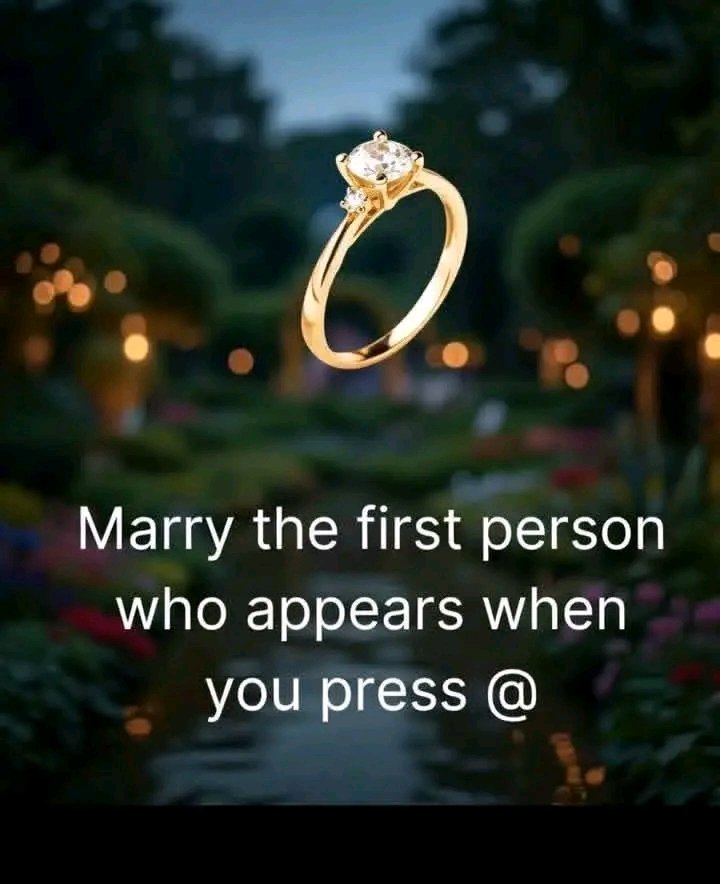 No one else except <a href="/OLANIRANAJOKES/">JUMOKE 🤍😎</a> 

You all is invited to our wedding 💍