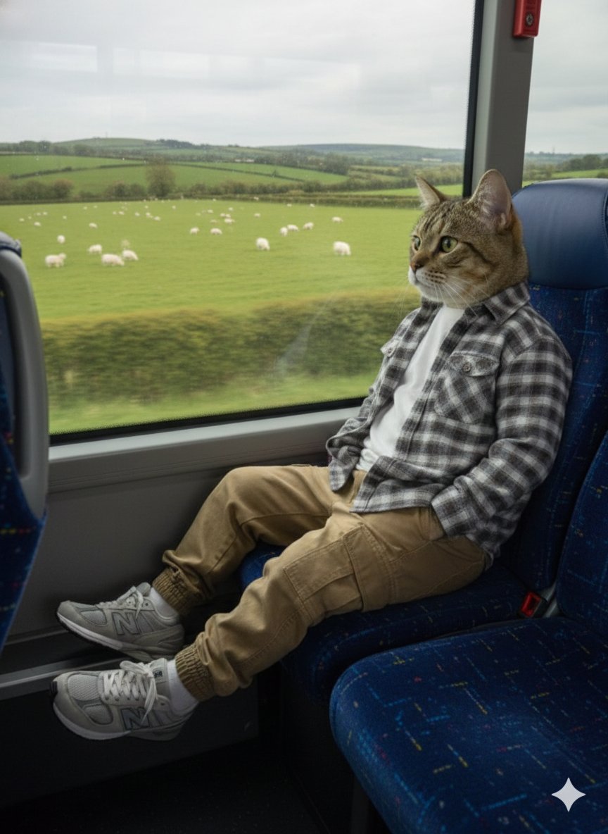 AnneLiverpool's tweet image. ナショナル・エクスプレスに乗ってロンドンを抜けると、イギリスらしい緑豊かな風景が見えて来ました💚🐑💚🐑💚