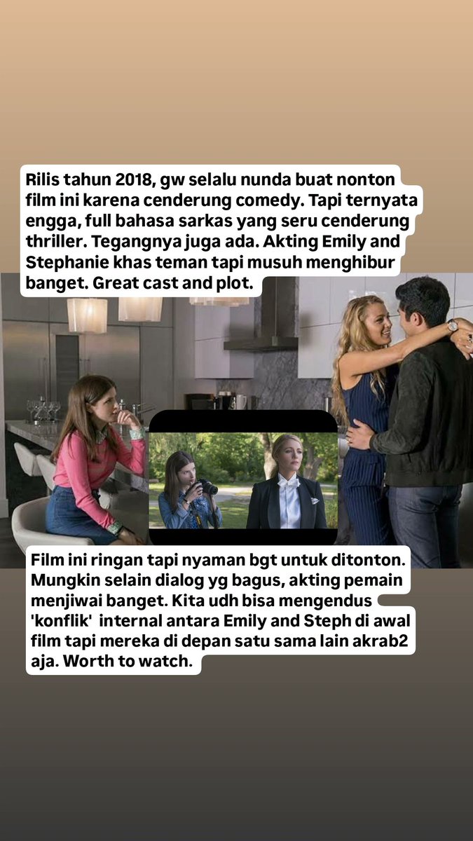 Review film 
A Simple Favor (2018)