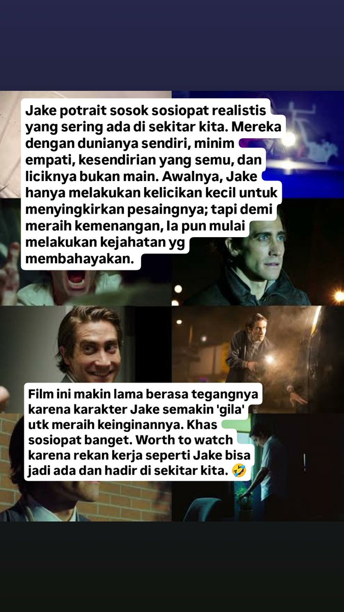 Review film
Nightcrawler
