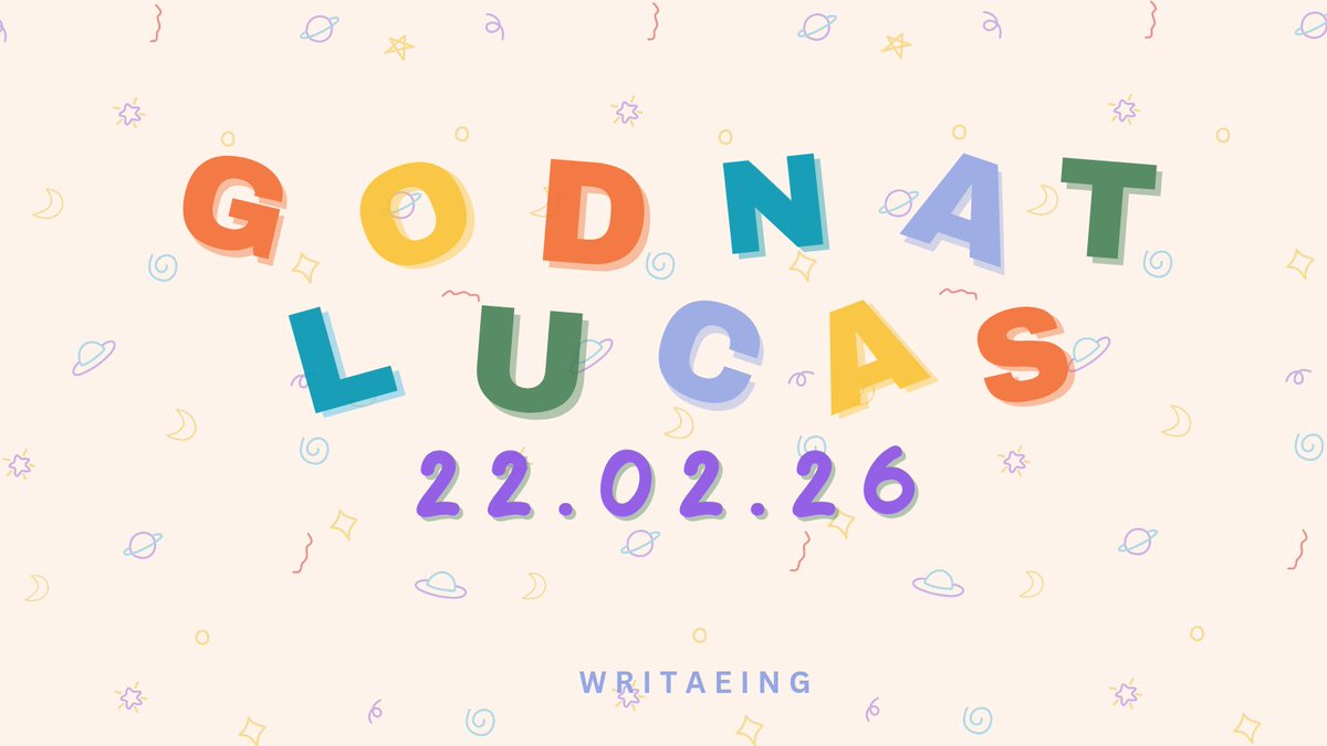 𝙂𝙤𝙙𝙣𝙖𝙩, 𝙇𝙪𝙘𝙖𝙨. 

PRE-ORDER E-BOOK:
February 22, 2026 
21.00 WIB

The warmest story from the Alvaro family starts here. Better set your alarm! ⏰
