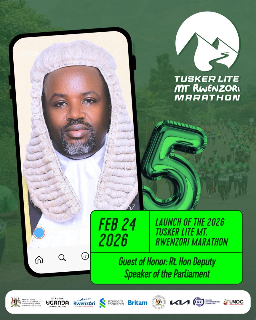 The Tusker Lite Rwenzori Marathon has announced that Hon. <a href="/Thomas_Tayebwa/">Thomas Tayebwa</a>, the Deputy Speaker of the Parliament of Uganda, will be the Guest of Honor at the launch of the marathon. 

Hon. Thomas is instrumental in promoting sports tourism and development.