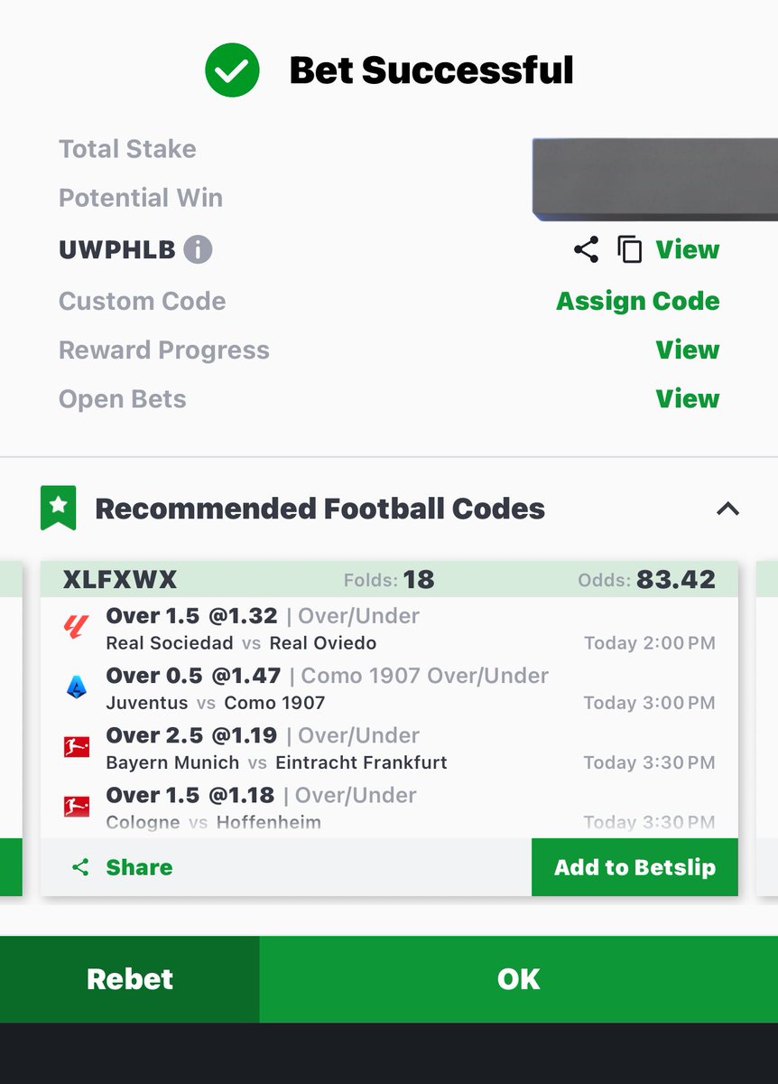 FreshBossTips's tweet photo. Let’s bring this 300 odds home✈️ https://t.co/rYyQhaaYkG