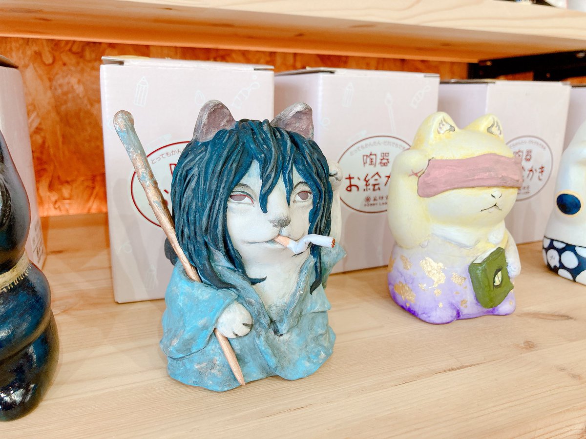 明日から @yu_kidenki_alba さんで「招き猫100体」が始まりますよ