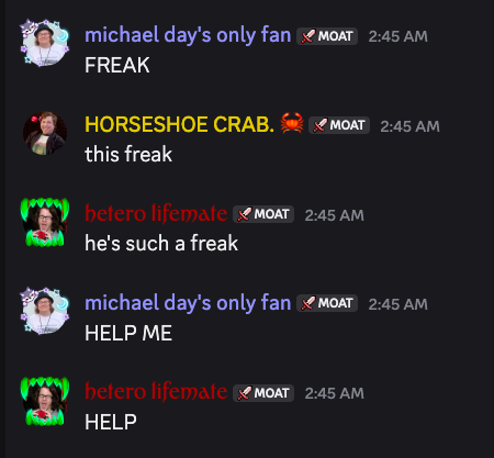 messages sent in unison