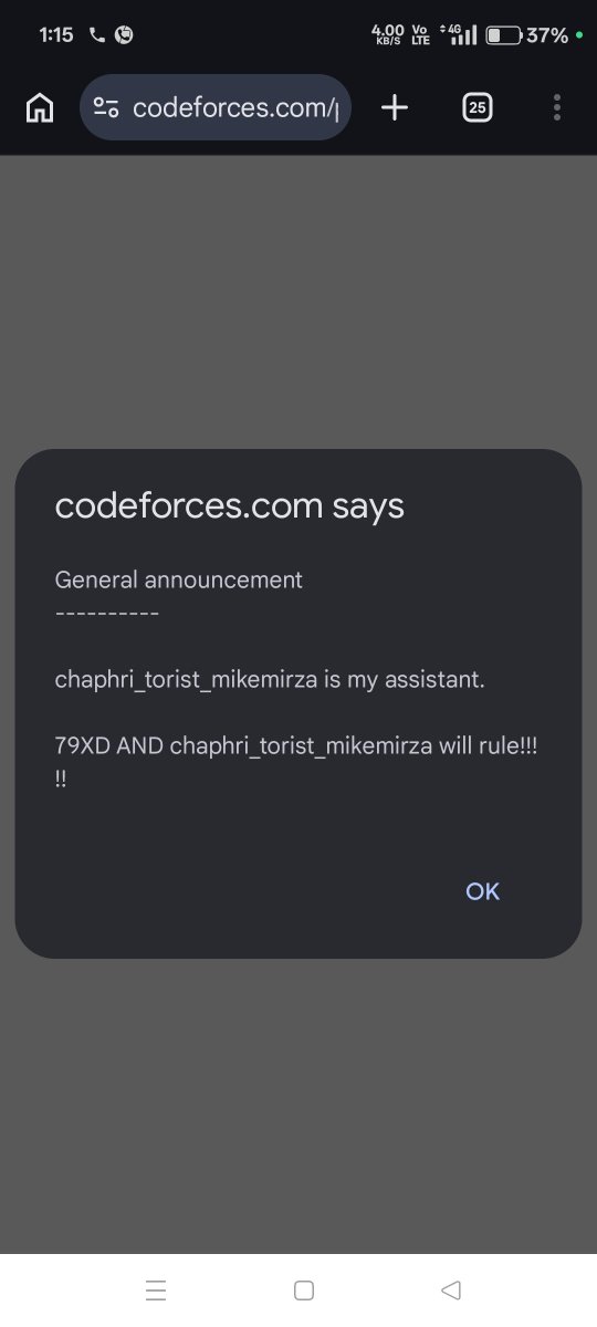 Codeforces hacked...💀