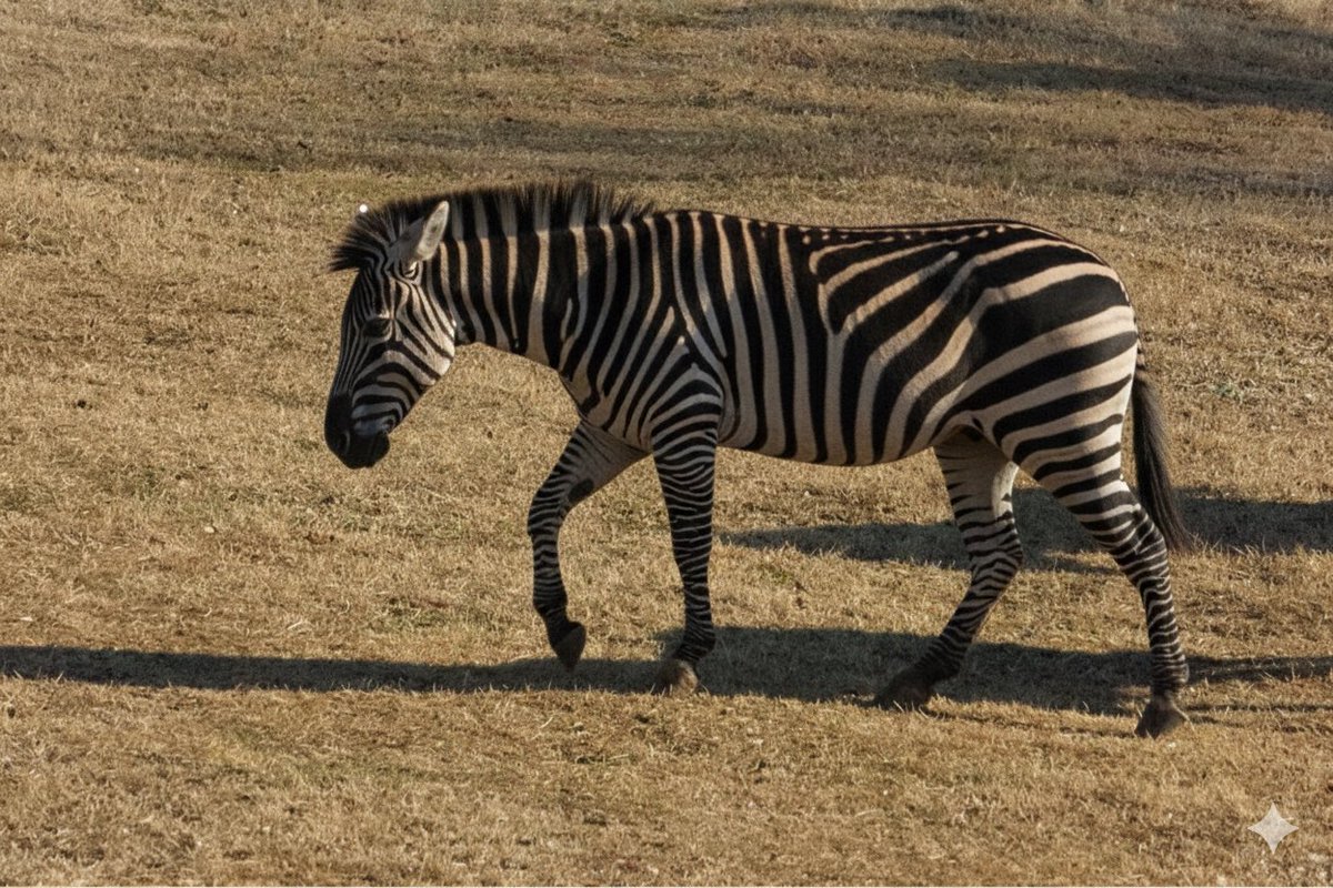 geminiでシマをとったシマウマ