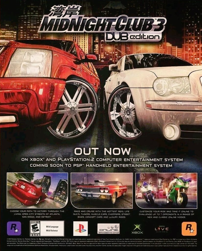 Midnight Club 3 ad