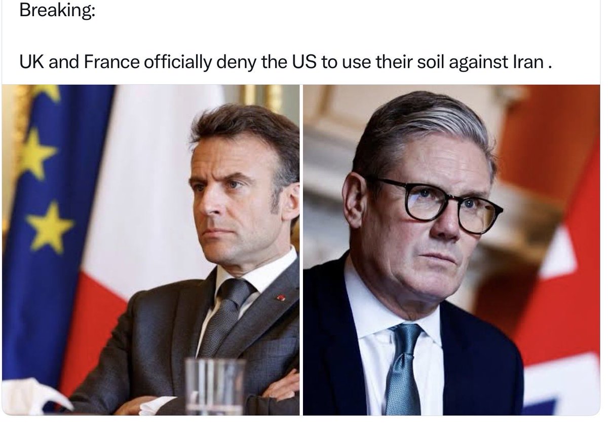 Do you think that Iran’s allies, the UK and France, will attack US forces if we act against the nuclear ambitions of Iran?

Let me know and I’ll send the results up