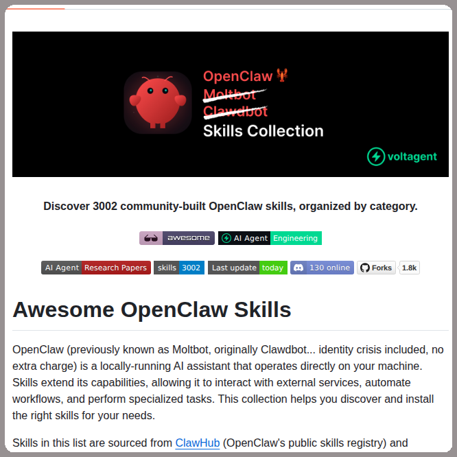 tom_doerr's tweet photo. Collection of skills for local AI assistants

https://t.co/MNtd7Z5jpA https://t.co/xffEniQGGK