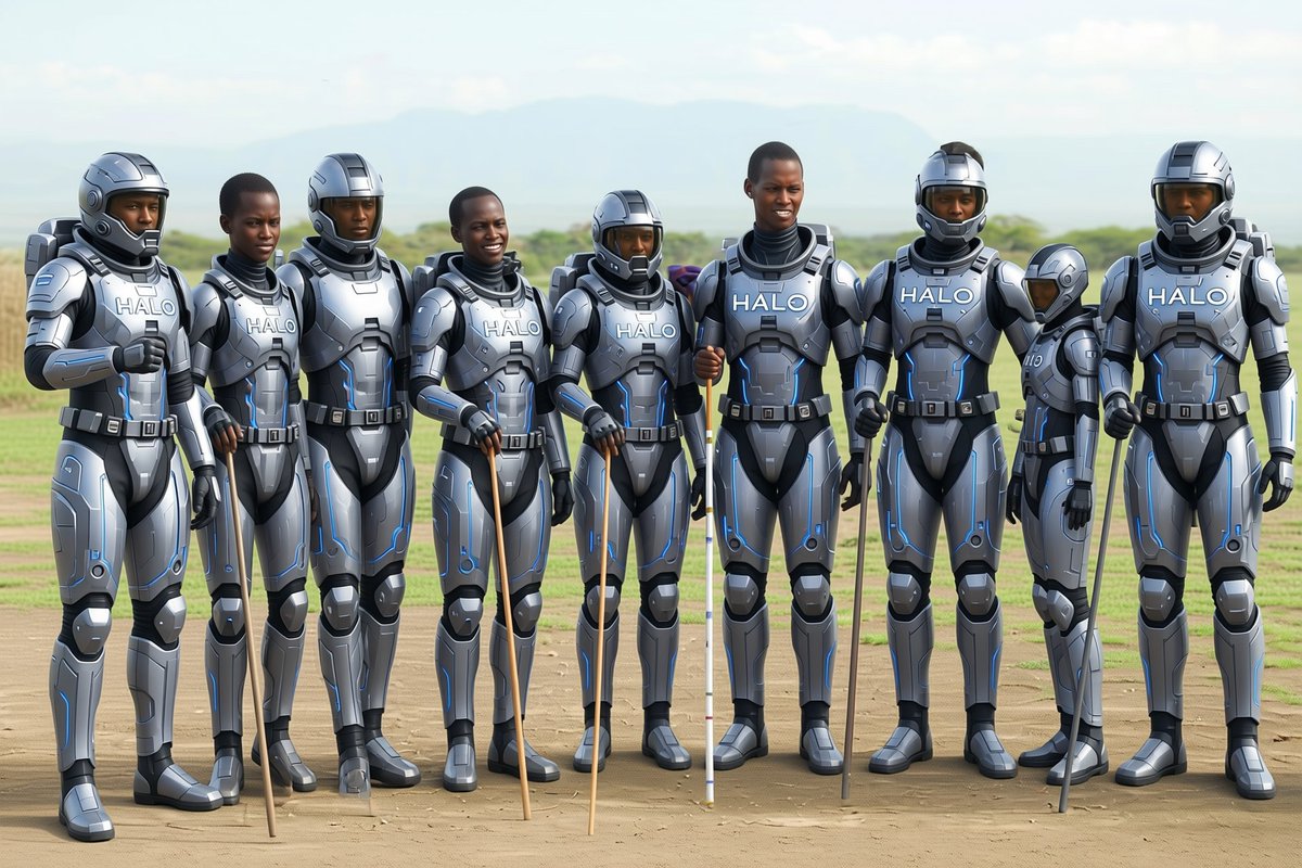 HLingutla's tweet image. #masai warriors going #halo with VIREEEL app.