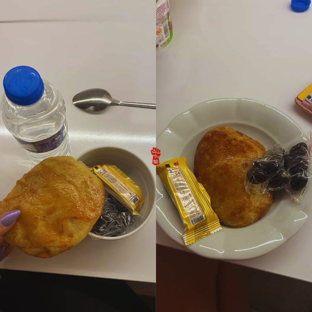 belhaberr's tweet photo. Devletin Kredi ve Yurtlar Genel Müdürlüğü yurdunda çıkan sahur yemeği ile İstanbul Büyükşehir Belediyesi yurtlarında çıkan sahur yemeği arasındaki fark:

1. fotoğraf: KYK yurdu
2. fotoğraf: İBB yurdu https://t.co/qxKXBCfe85