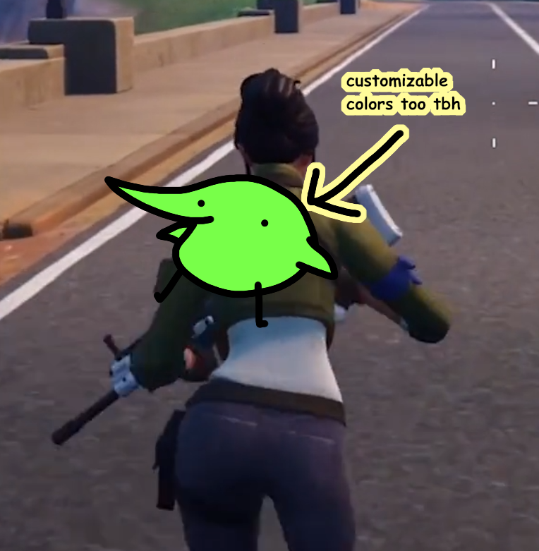 i think fortnite should add berd as a backbling with custom voice lines when you get cool loot. updoot if you agree. hit me up epic games