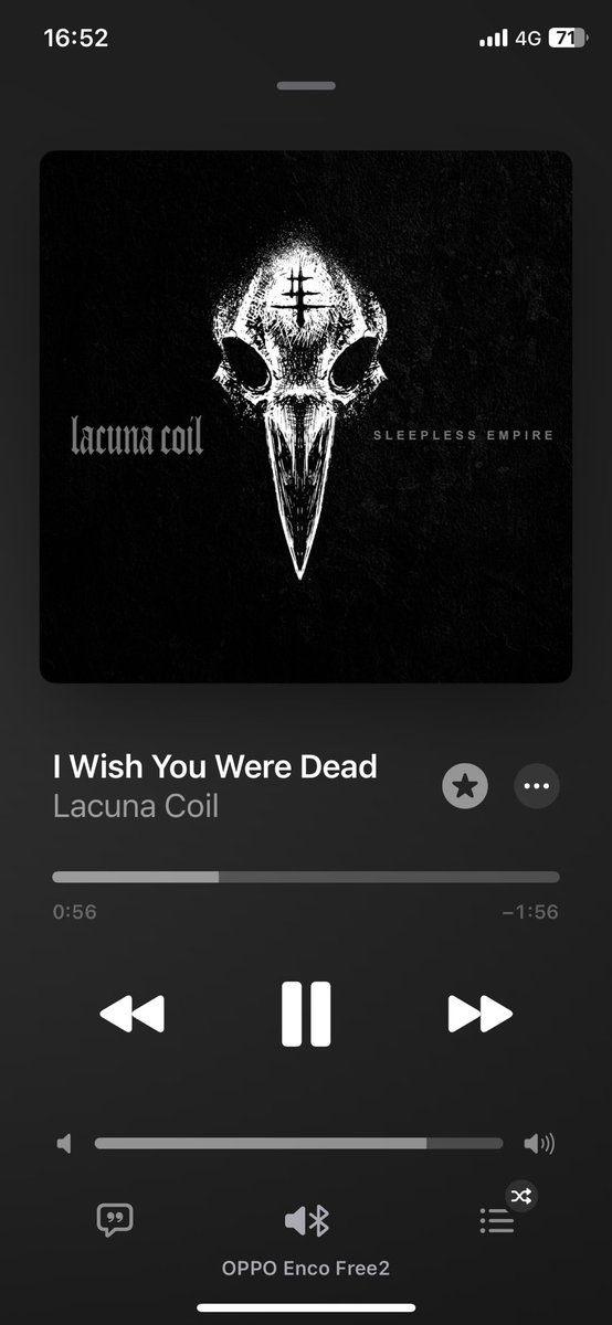 lacuna coilのことを考えると動悸がして気が狂いそう(明後日のライブがとても楽しみです)