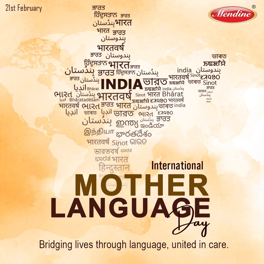 MendineOfficial's tweet photo. On this International Mother Language Day, let's wrap our hearts in the melody of our #Matribhasha, the first words that whispered love into our souls! Celebrating the beauty of every language that tells our stories and connect us.🩷#InternationalMotherLanguageDay
#Mendine https://t.co/rWX8sKrkU7