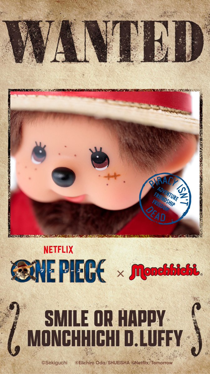 Eiichiro_Staff's tweet image. ◤◢◤◢◤◢◤◢◤◢

　　  𝐖𝐀𝐍𝐓𝐄𝐃

◤◢◤◢◤◢◤◢◤◢

詳細は2.24(火)にお知らせします。
お楽しみに！

#ONEPIECE
#Monchhichi
#モンチッチ