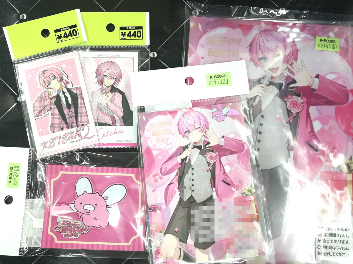 入荷情報】 『AMPTAK×COLORS』 けちゃ ✨birthday goods 2025 各種