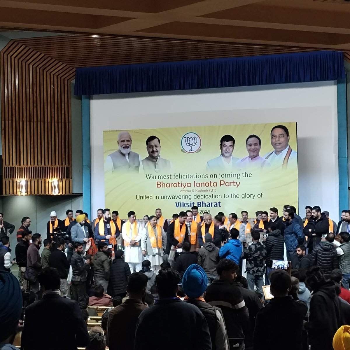 AltafPandit6's tweet photo. Today Attended mass joining programme at Skicc https://t.co/33EOnPW8fY