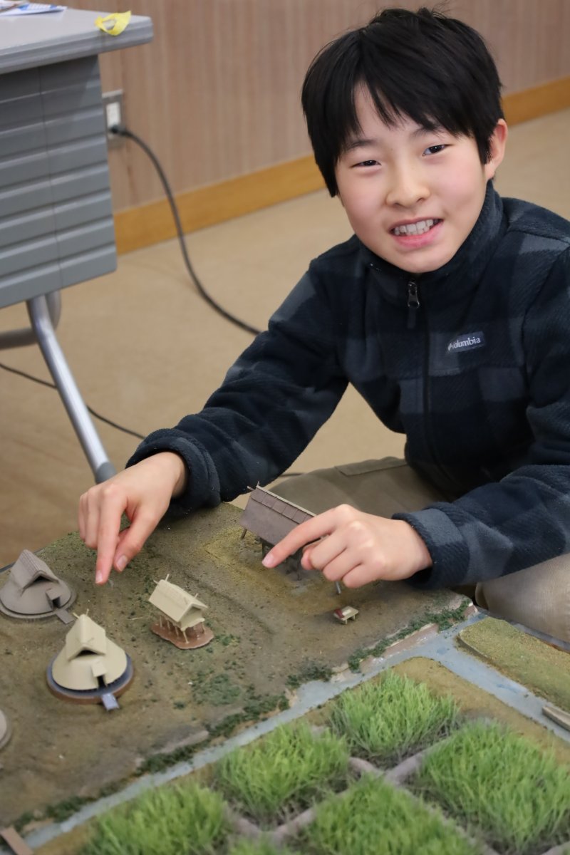 制作体験では、フジミ模型社員さんのレクチャーの元、4歳から60代までの方がプラモデルを作りました😊

組立から塗装まで、みんな夢中になってたね✨

体験後にはフジミ模型のプラモデルを買って帰る人も…！
これからも登呂遺跡とプラモデルをよろしくね😉

#模型の世界首都
#静岡市プラモデル化計画