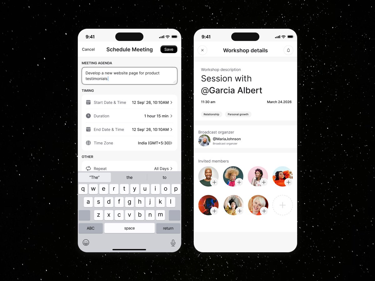 airzonagency's tweet photo. SyncUp — Real-Time Collaboration &amp; Team Intelligence App

Dribbble - https://t.co/2PZu6DHVsD

#Productivity #TeamCollaboration #MobileApp #UIUX #MeetingApp #RemoteWork #SaaS #Workspace #iOSDesign #CalendarUI #CleanDesign https://t.co/dkiNcJgwdZ