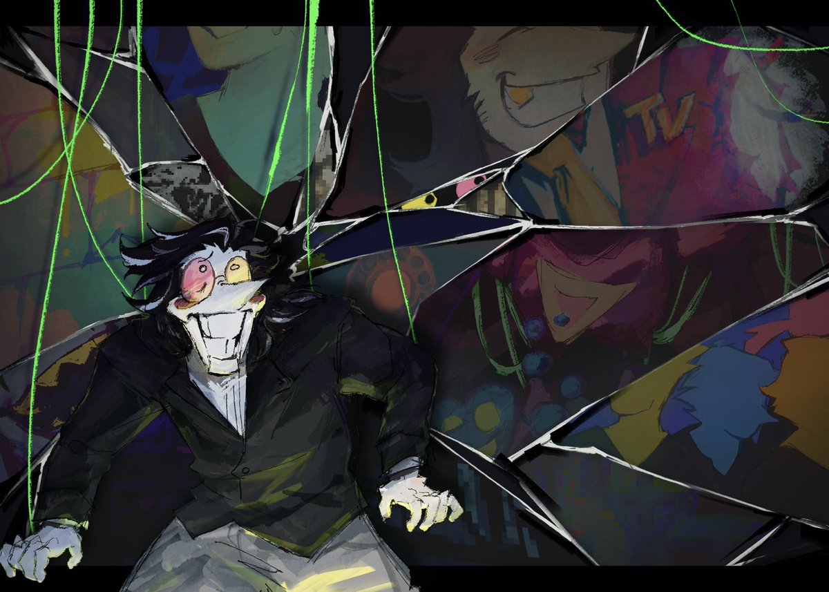 Uhuhrrre i haaaaaaatteeee. Him  #Spamton #Deltarune