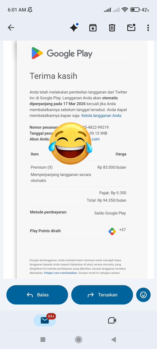 Saldo dah keluar tapi cenblue ngga masuk 🤣
lama gak ya minta ajukan refund dari playstore?