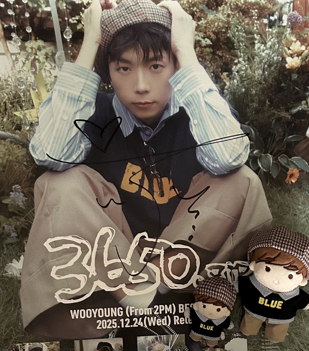 シリアルナンバー特典のサイン入りポスター届きました💙 サイン入り