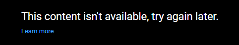 TanteiKnight's tweet photo. @TeamYouTube I can't watch any videos atm, do have an idea why? There's nothing wrong with my internet as everything else is working fine. It's been like this for hours now. https://t.co/aYq6F8O2n9