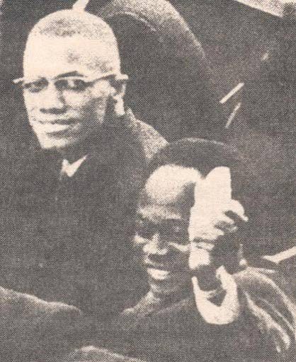 A rare image of Malcolm X and Kwame Nkrumah of Ghana 🇬🇭.