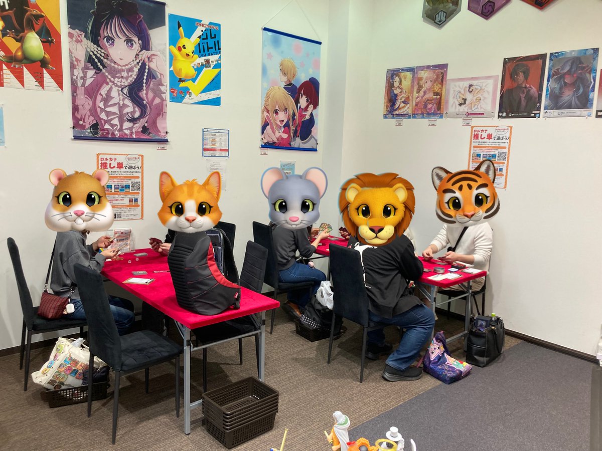 本日のパックラッシュは6名で開催‼️

#ロルカナ
#パックラッシュ