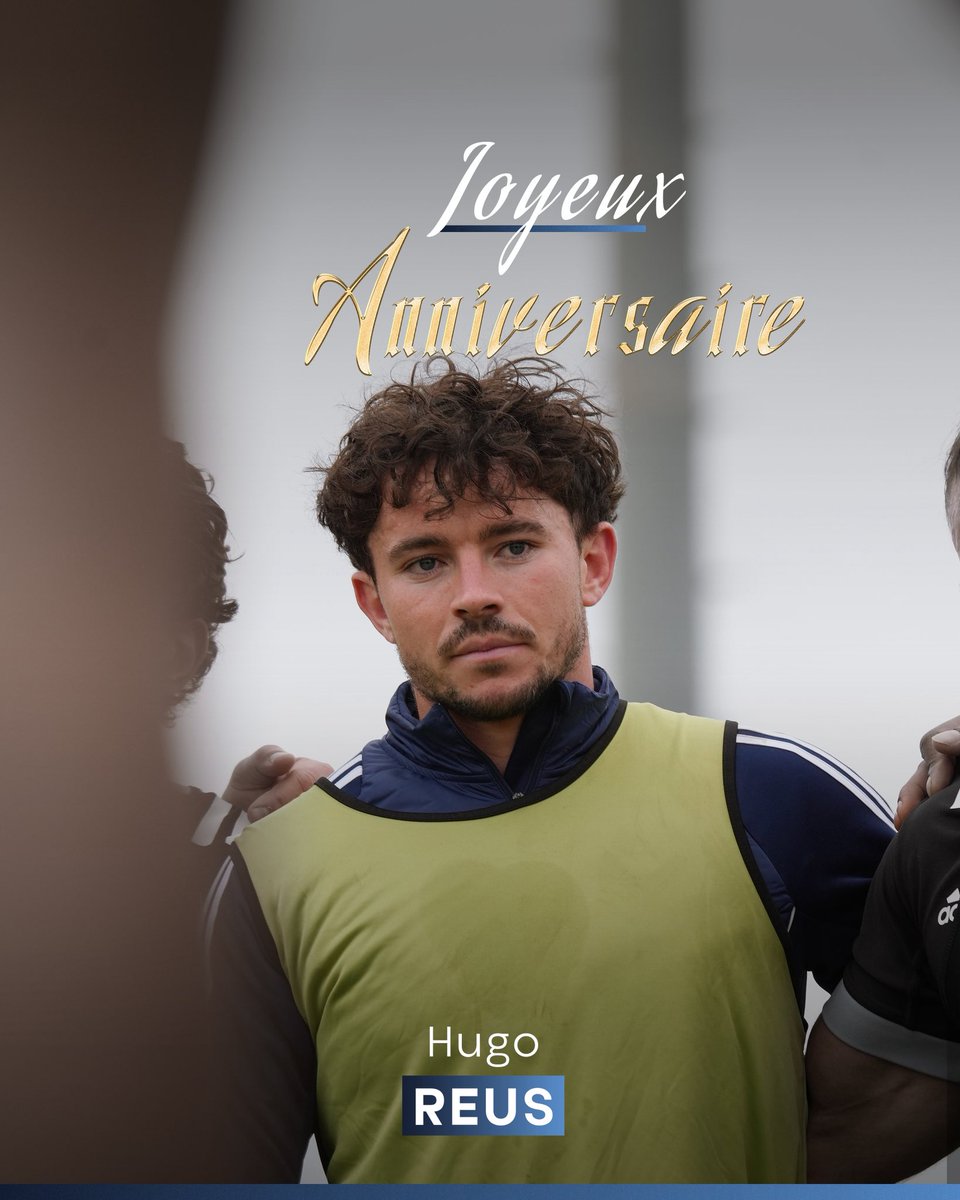 Nous souhaitons un joyeux anniversaire à notre demi d’ouverture Hugo Reus qui fête ses 22 ans 🎈

#le5eelement