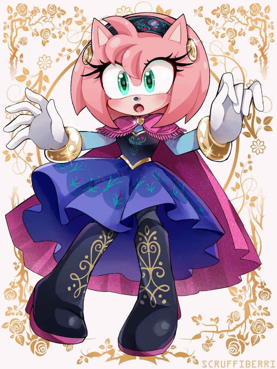 Oh look! Our new Disney princess!

#amyrose #sonicmovie #amyrosefanart #sonic