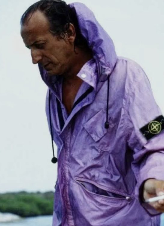Massimo Osti founded Stone Island in 1982. He pioneered fabric