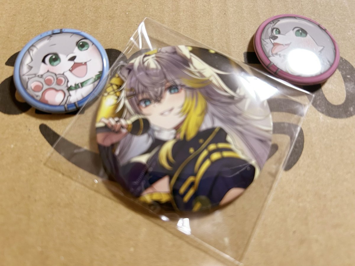 RT @k_haruma0sab: 周年缶バッジサンプル届いたけど可愛いかよ( ´,,•ω
