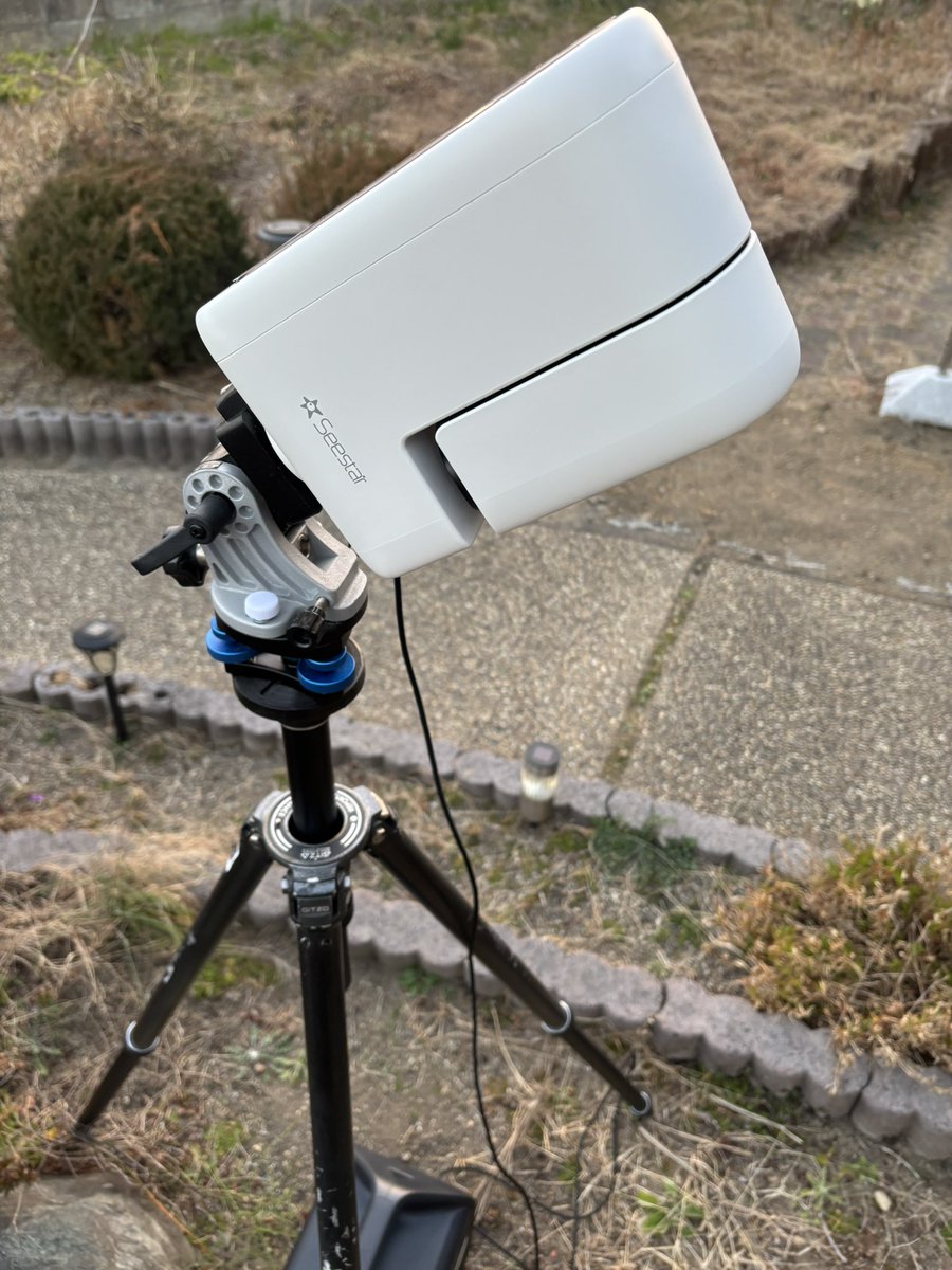 今日は赤道儀モードかしら #SeestarS30Pro