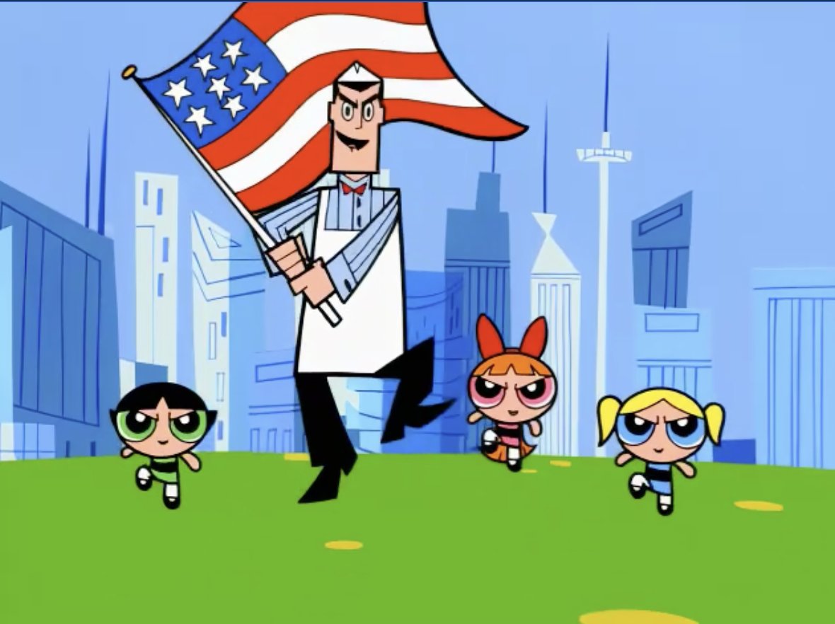 there's a musical episode about how communism is bad with imagery like this in it lol